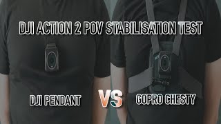 Stabilisation Tests | Magnetic Pendant vs GoPro Chesty | DJI Action 2