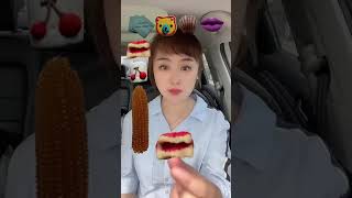 Eat emoticons,eat  you bite by bite,the co-pilot eats snacks#food#shortvideo#Eatemoticons