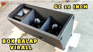 proses membuat box balap gc 12 inch - Langsung cek sound