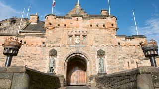 Edinburgh walking tour and castle 4k 60fps