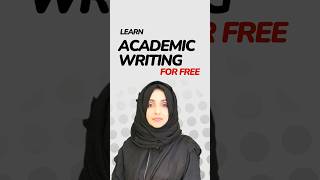 Learn Academic Writing from Top Universities for Free