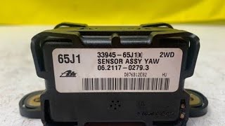 How to Fix Suzuki Swift P1827 G Sensor & Yaw Rate Sensor – Pinout Guide & Troubleshooting