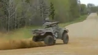 ATV Quad Donuts Mudding Can-am Outlander!