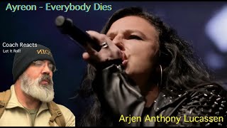 Coach Reacts: Ayreon - Everybody Dies (Ayreon Universe) Arjen Anthony Lucassen, Floor Jansen