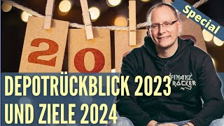 Aktien, ETFs, Anleihen: So lief mein Portfolio 2023 und meine Ziele 2024 | Finanzrocker