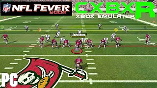 XBOX NFL Fever 2004 on PC CXBX-R emulator HD 2021