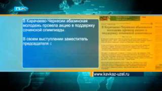 Акция в поддержку Сочинской олимпиады