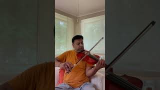 Silent night on violin