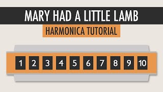 How to play Mary Had a Little Lamb on the Harmonica - Easy Tutorial