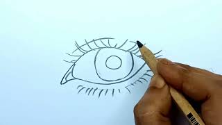 How to Draw an Eye With Pencil.