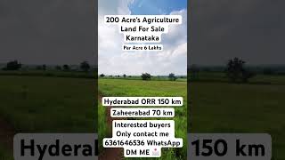 200 Acre’s land for sale par Acre 6 Lakhs #karnataka #zaheerabad #humnabad #gulbarga #kamalapur