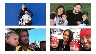 Watch Ronaldo , Neymar, Messi , Pique, : Football stars with their kids 😍