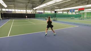 Elizaveta Kisel College Tennis Recruiting Video Fall 2024