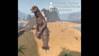 Final Wars Gojira Rework Idle TEASER | ROBLOX Kaiju Universe|