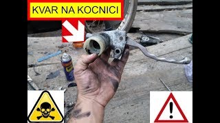 Kvar na PREDJOJ KOCNICI !!! Zbog ovog nece da RADI !!! MZ ETZ 125 |||