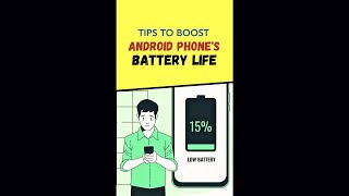 Tips to boost your android phone battery life #android #smartphone #shorts