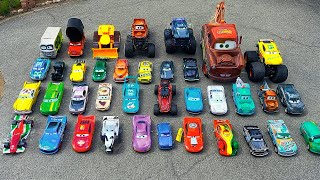 Finding For Disney Pixar Cars : Lightning McQueen, King Dinoco, Jackson Storm, Snot Rod, Sally