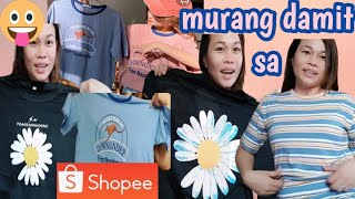 SHOPEE HAUL: Mga murang damit Sa shopee 👕🎽