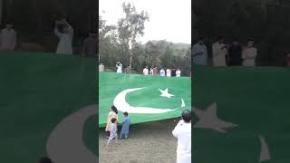 Pakistan Bigest Flag 14 August 2022 #shorts #pakistan