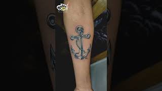 Anchor tattoo by || Rudra Tattoo Studio ||