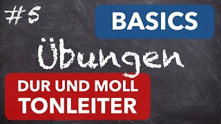 Übungen zu 'Dur- und Molltonleiter' | Tonleitern bilden in Dur und Moll, Kreuz- und Be-Tonarten