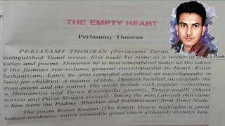 bihar board class 10th english poetry  chapter 5"the empty heart" 2023