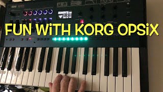 Fun with the Korg opsix - Way more flexible than the Yamaha DX-7