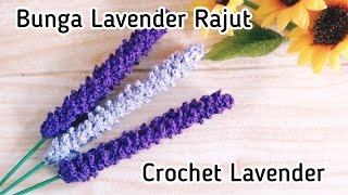 Crochet Lavender| Bunga Lavender Rajut