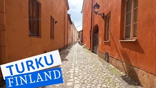 Walking in Turku, Finland - Late July 2024 [4K]