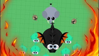 mope.io//pllexx h20//Destroying every dragon and epic black dragon kill//