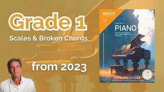 Trinity Grade 1 Piano (from 2023): Scales and Broken Chords