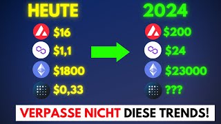 TOP 5 Altcoins für den nächsten Bullenmarkt 🤫 (der nächste große Trend)