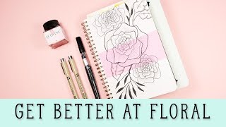 Flowers & Tips On How To Get Better + Speed Painting