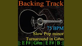 Backing Track Slow Pop minor Turnaround in G#m