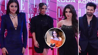 B'day Girl Palak Tiwari, Rithvik Dhanjani, Ahsaas, Priyanka & Krithi Sizzle At The ELLE India Awards