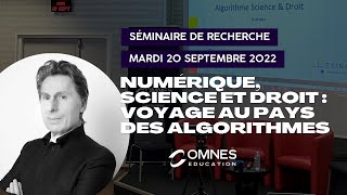 Séminaire de recherche 20.09.22 : conférence de clôture par Alain Bensoussan