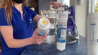 How to REPLACE the FILTERS in a Q-TWIN UNDER SINK Filtration System