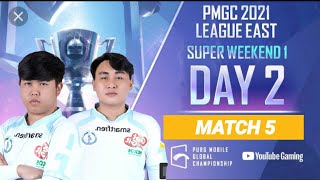 [ID] PMGC 2021 LEAGUE EAST | SUPERWEEKEND 1 DAY 2 MATCH 5 | PUBG MOBILE GLOBAL CHAMPIONSHIP