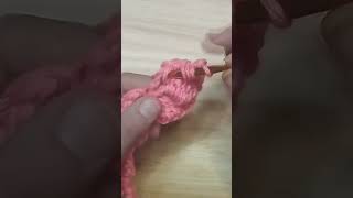 The side saddle stitch crochet