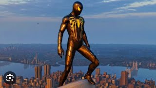 Spider-Man ps4-Anti-Ock suit free roam gameplay