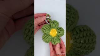 Crochet🧶💓👇🏻❣️#crochet flowers#3d crochet flower#cute crochet flowers#quick crochet flower