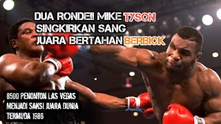 HANYA DUA RONDE | MIKE TYSON TUMBANGKAN TREVOR BERBICK. SAH JUARA TERMUDA 1986