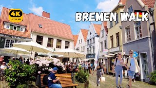 MEDIEVAL Bremen,Germany🇩🇪 : The SCHNOOR District | Walking Tour (4K)