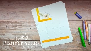 Weekly Planner Setup | July 22, 2024