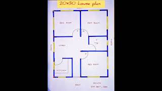 20*30 house plan,#shorts #housedesign