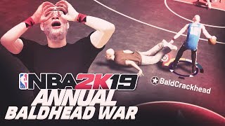 the first ever annual *BALDHEAD WAR* on nba 2k19...