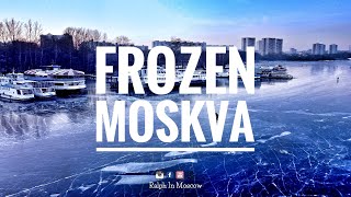 Moscow River, Frozen - москва река