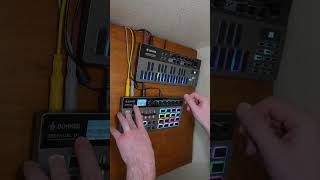 D1 drum machine & B1 synthesizer together #shorts