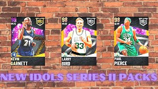 NBA 2K21 RELEASED *NEW* IDOLS SERIES II PACKS! DARK MATTER KEVIN GARNETT, GO LARRY LEGEND, AND MORE!