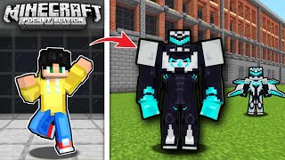 NAGING SI MAX STEEL ROBOT AKO sa UWU CITY sa Minecraft PE